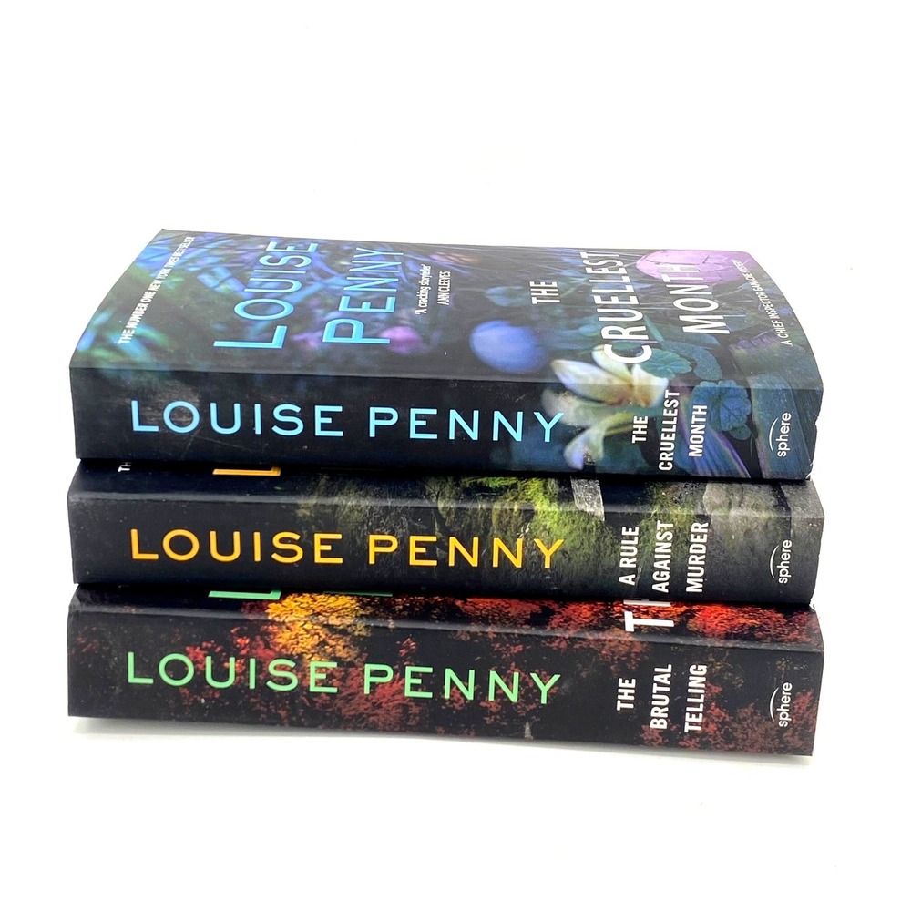 Louise Penny Chief Inspector Gamache Mystery 3 Book Lot Paperback Sphere